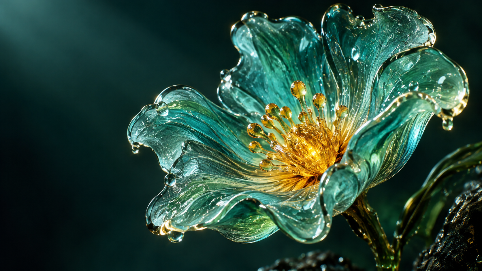 Glass flower film preview